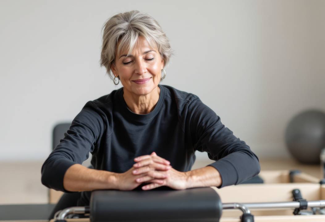 Person in Bewegungstraining
